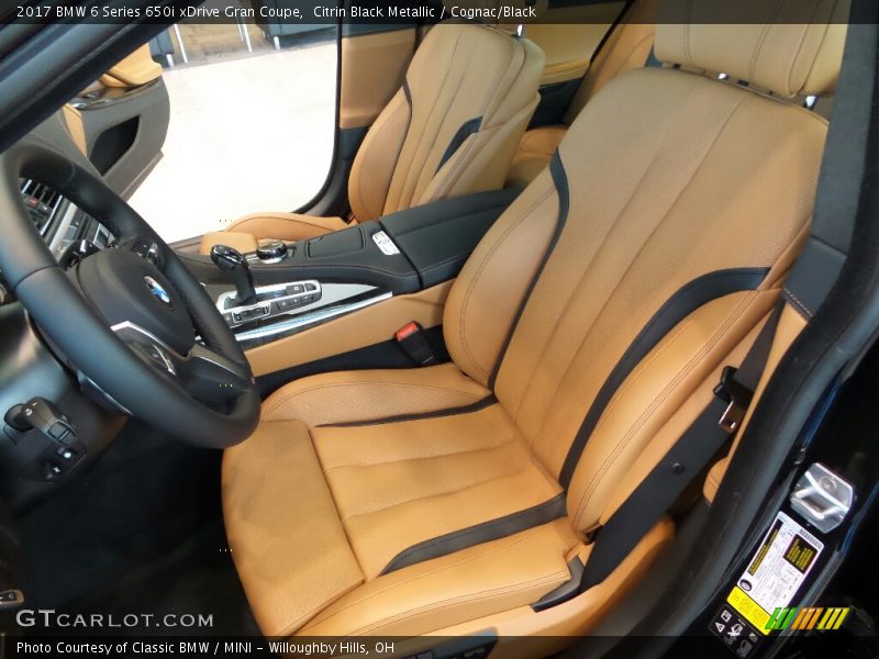 Front Seat of 2017 6 Series 650i xDrive Gran Coupe