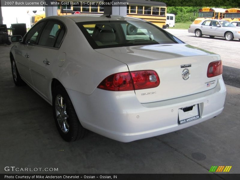 White Gold Flash Tri-Coat / Cocoa/Cashmere 2007 Buick Lucerne CXL