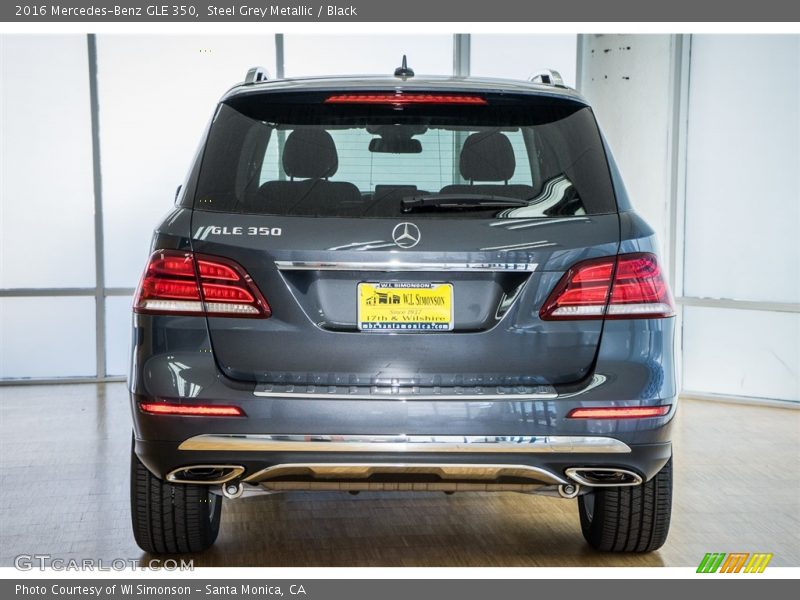Steel Grey Metallic / Black 2016 Mercedes-Benz GLE 350