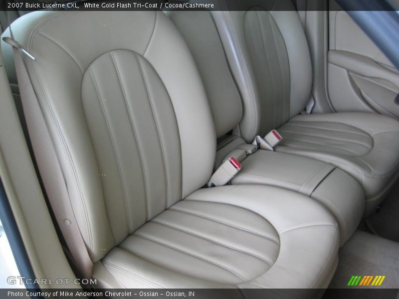 White Gold Flash Tri-Coat / Cocoa/Cashmere 2007 Buick Lucerne CXL