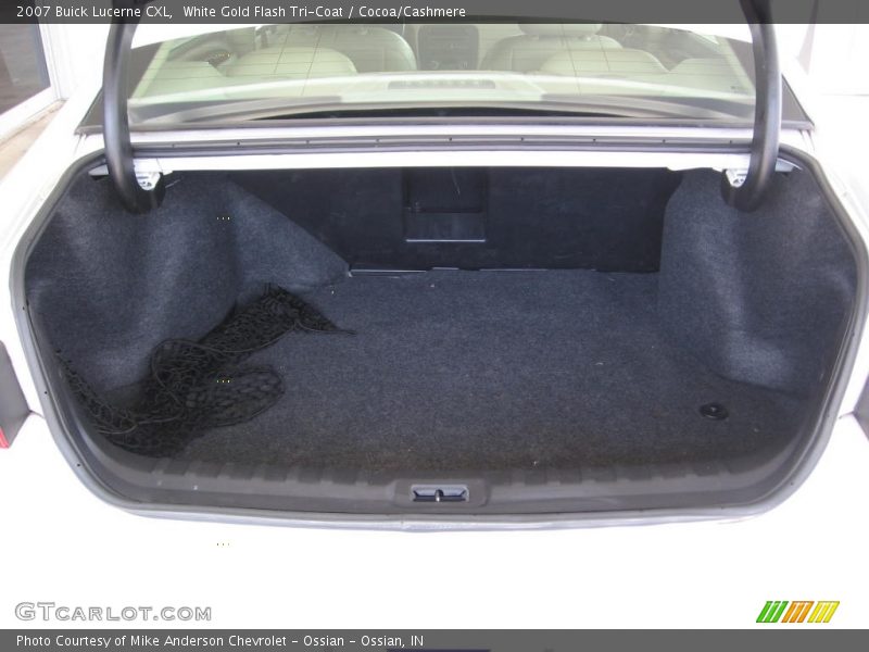 White Gold Flash Tri-Coat / Cocoa/Cashmere 2007 Buick Lucerne CXL