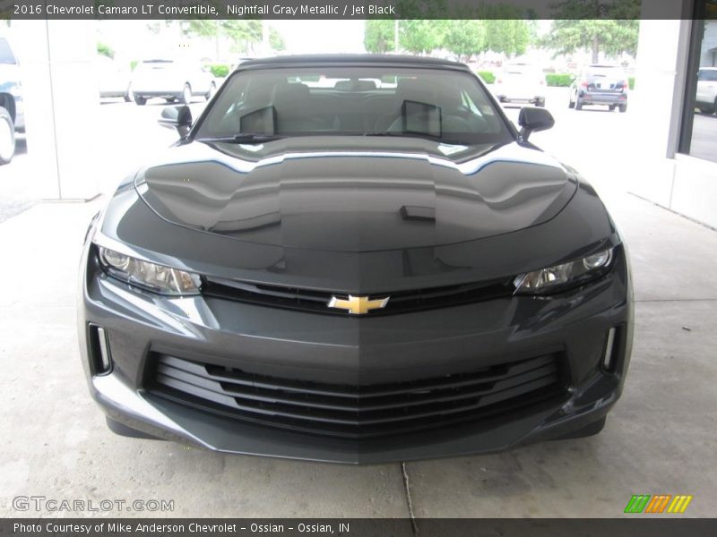 Nightfall Gray Metallic / Jet Black 2016 Chevrolet Camaro LT Convertible