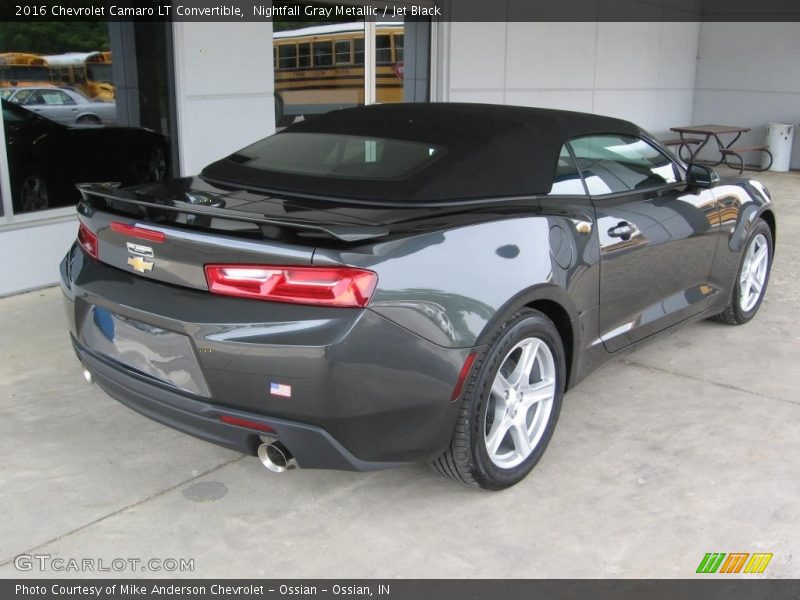 Nightfall Gray Metallic / Jet Black 2016 Chevrolet Camaro LT Convertible
