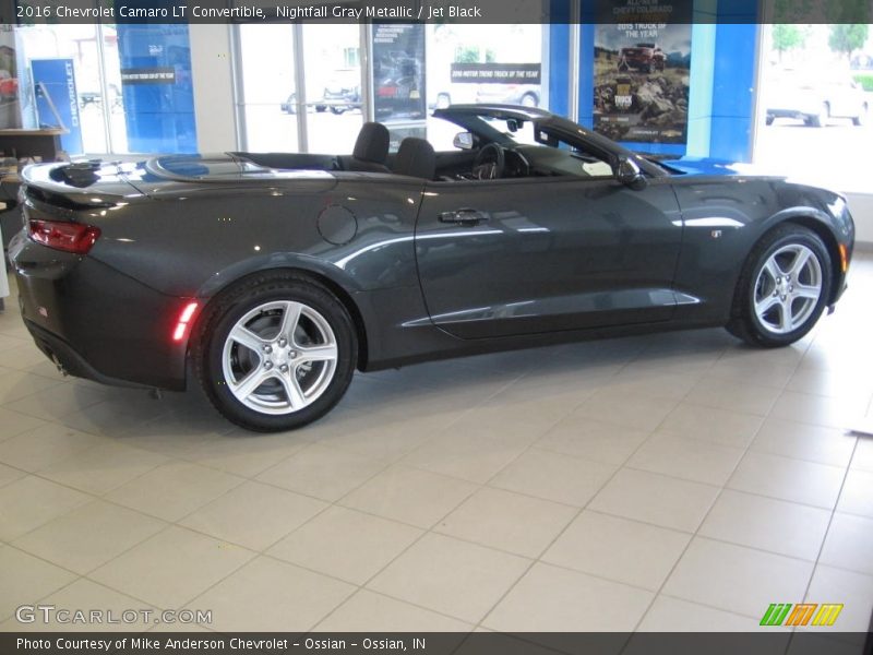 Nightfall Gray Metallic / Jet Black 2016 Chevrolet Camaro LT Convertible