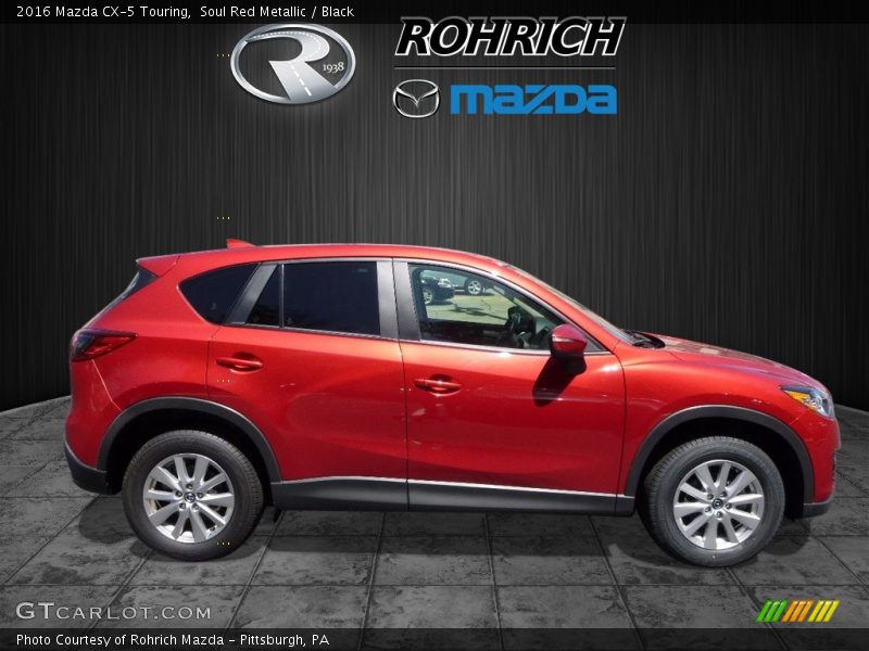 Soul Red Metallic / Black 2016 Mazda CX-5 Touring