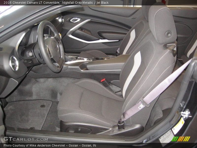 Nightfall Gray Metallic / Jet Black 2016 Chevrolet Camaro LT Convertible