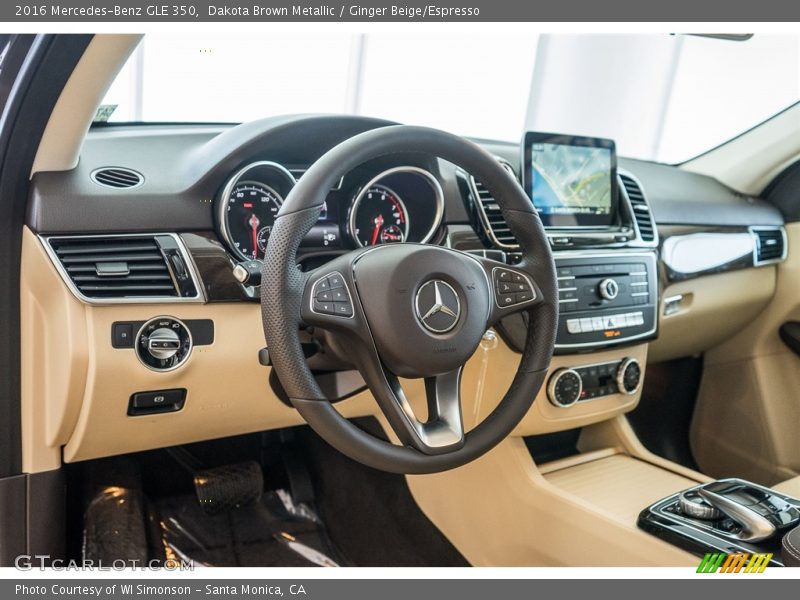 Dakota Brown Metallic / Ginger Beige/Espresso 2016 Mercedes-Benz GLE 350