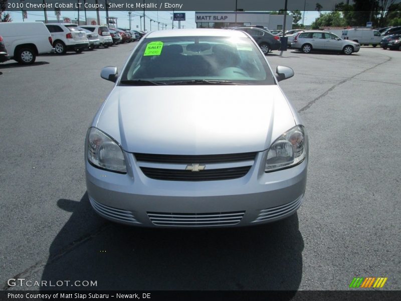 Silver Ice Metallic / Ebony 2010 Chevrolet Cobalt LT Coupe
