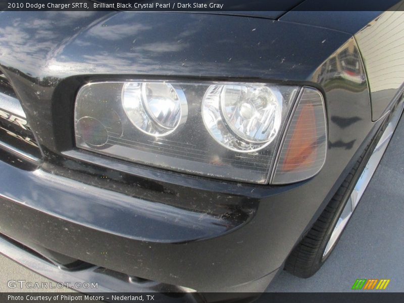 Brilliant Black Crystal Pearl / Dark Slate Gray 2010 Dodge Charger SRT8
