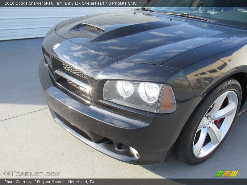 Brilliant Black Crystal Pearl / Dark Slate Gray 2010 Dodge Charger SRT8