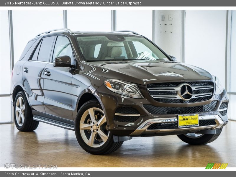 Dakota Brown Metallic / Ginger Beige/Espresso 2016 Mercedes-Benz GLE 350