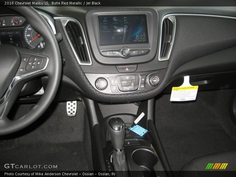 Butte Red Metallic / Jet Black 2016 Chevrolet Malibu LS