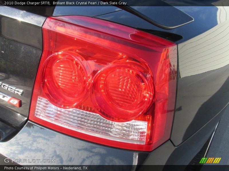 Brilliant Black Crystal Pearl / Dark Slate Gray 2010 Dodge Charger SRT8