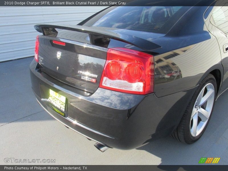 Brilliant Black Crystal Pearl / Dark Slate Gray 2010 Dodge Charger SRT8