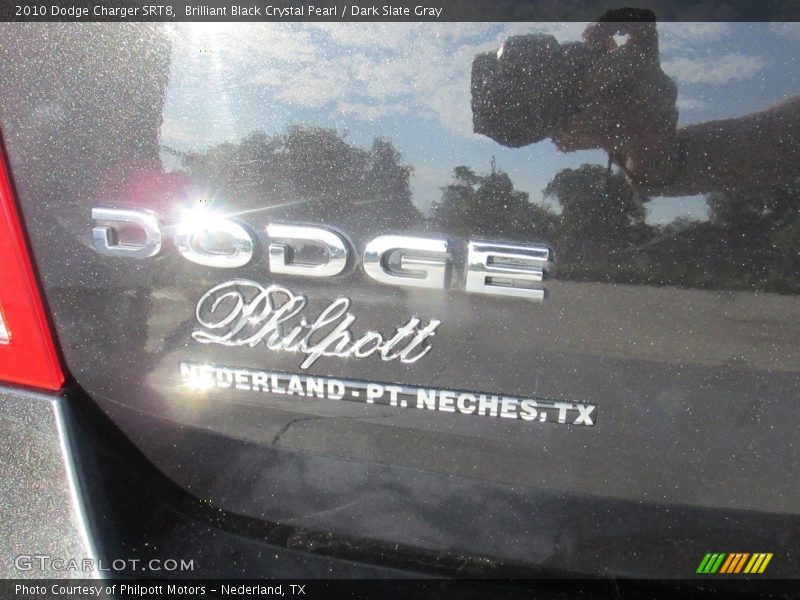 Brilliant Black Crystal Pearl / Dark Slate Gray 2010 Dodge Charger SRT8