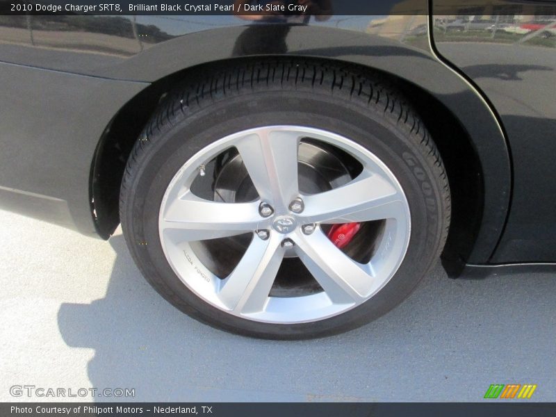 Brilliant Black Crystal Pearl / Dark Slate Gray 2010 Dodge Charger SRT8