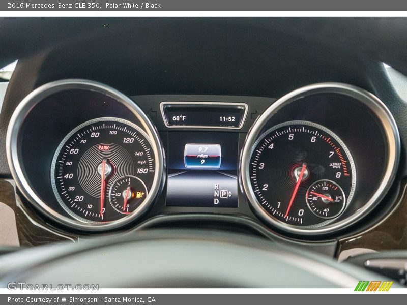 Polar White / Black 2016 Mercedes-Benz GLE 350