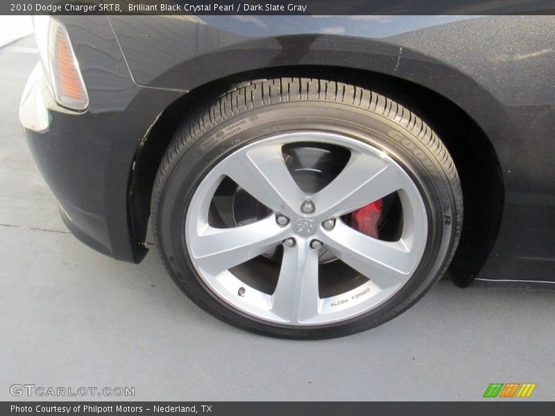 Brilliant Black Crystal Pearl / Dark Slate Gray 2010 Dodge Charger SRT8