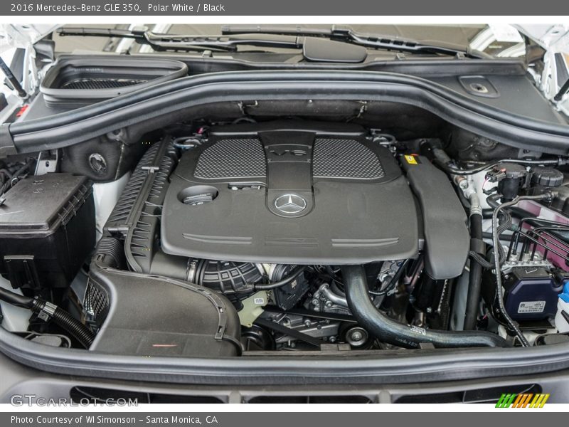 Polar White / Black 2016 Mercedes-Benz GLE 350