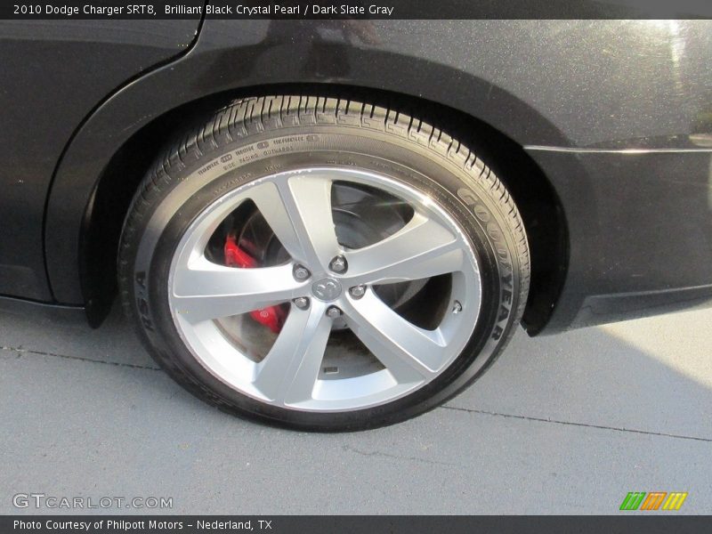 Brilliant Black Crystal Pearl / Dark Slate Gray 2010 Dodge Charger SRT8
