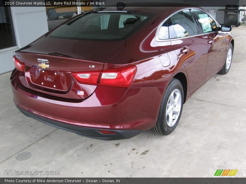 Butte Red Metallic / Jet Black 2016 Chevrolet Malibu LS