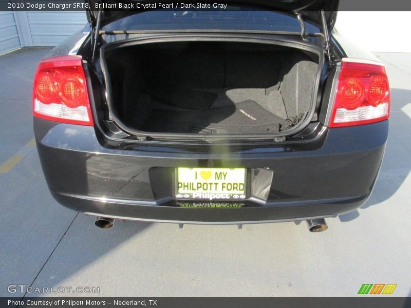 Brilliant Black Crystal Pearl / Dark Slate Gray 2010 Dodge Charger SRT8