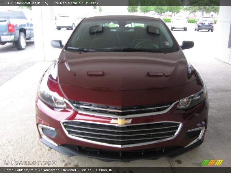 Butte Red Metallic / Jet Black 2016 Chevrolet Malibu LS