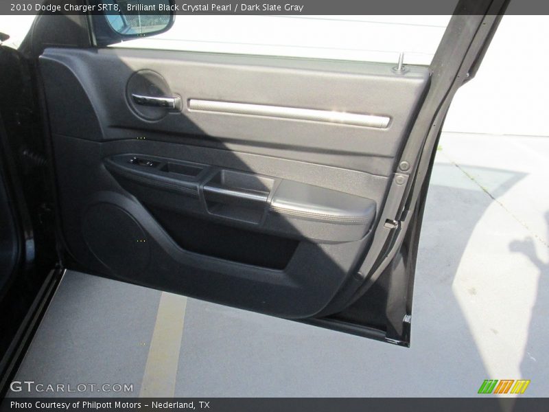 Brilliant Black Crystal Pearl / Dark Slate Gray 2010 Dodge Charger SRT8