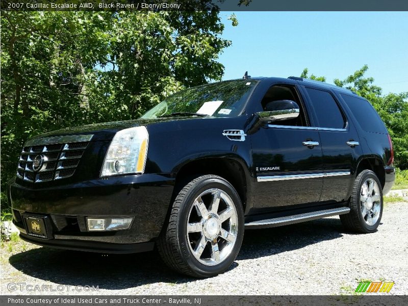 Black Raven / Ebony/Ebony 2007 Cadillac Escalade AWD