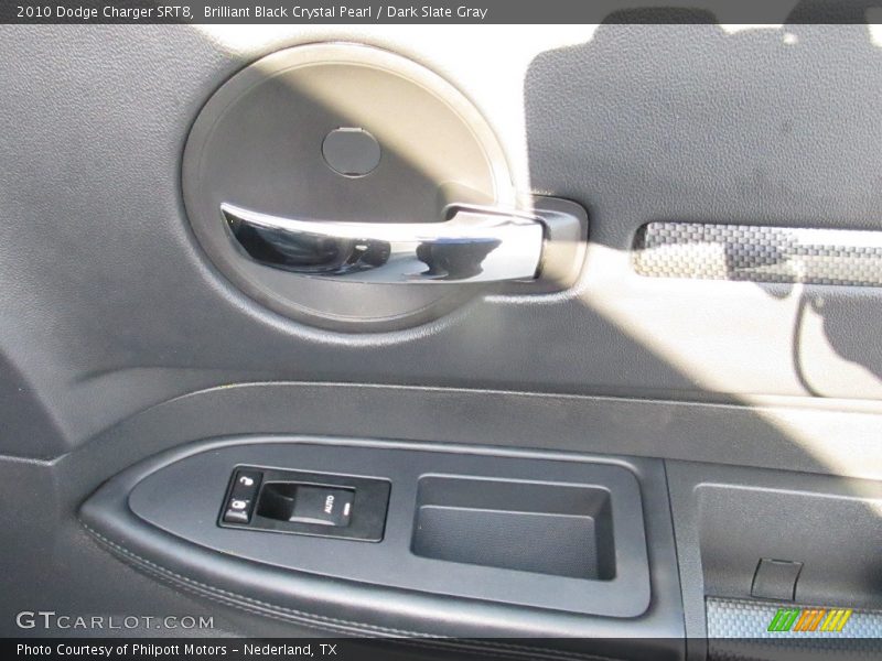 Brilliant Black Crystal Pearl / Dark Slate Gray 2010 Dodge Charger SRT8