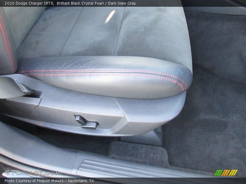 Brilliant Black Crystal Pearl / Dark Slate Gray 2010 Dodge Charger SRT8