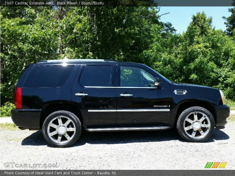 Black Raven / Ebony/Ebony 2007 Cadillac Escalade AWD