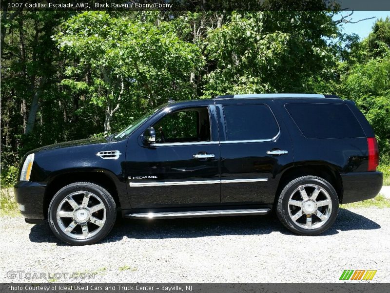 Black Raven / Ebony/Ebony 2007 Cadillac Escalade AWD