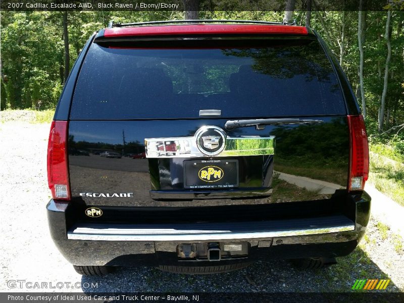 Black Raven / Ebony/Ebony 2007 Cadillac Escalade AWD