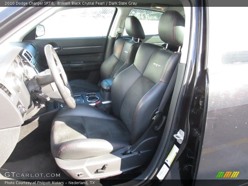 Brilliant Black Crystal Pearl / Dark Slate Gray 2010 Dodge Charger SRT8