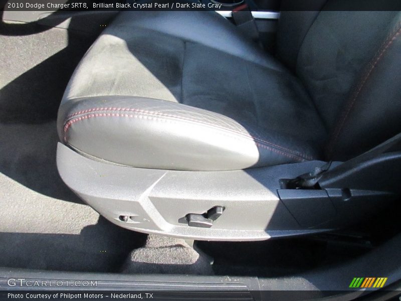 Brilliant Black Crystal Pearl / Dark Slate Gray 2010 Dodge Charger SRT8