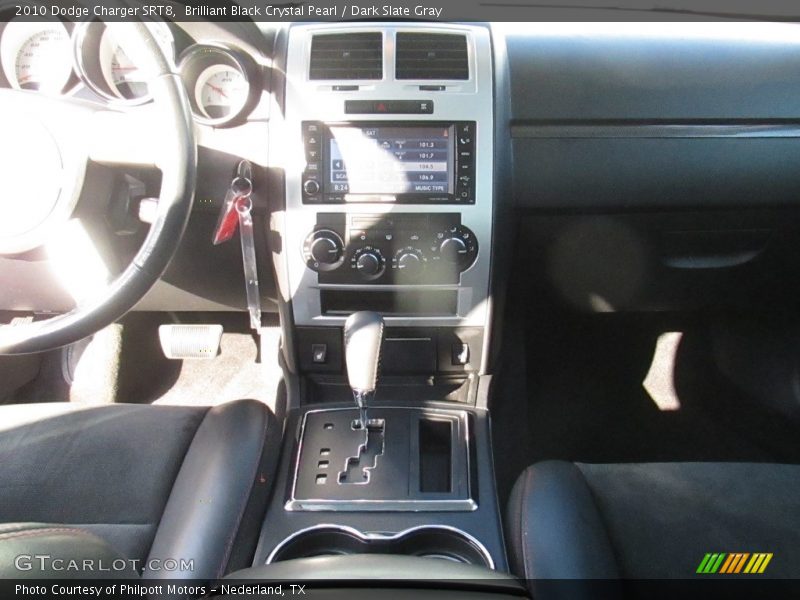 Brilliant Black Crystal Pearl / Dark Slate Gray 2010 Dodge Charger SRT8
