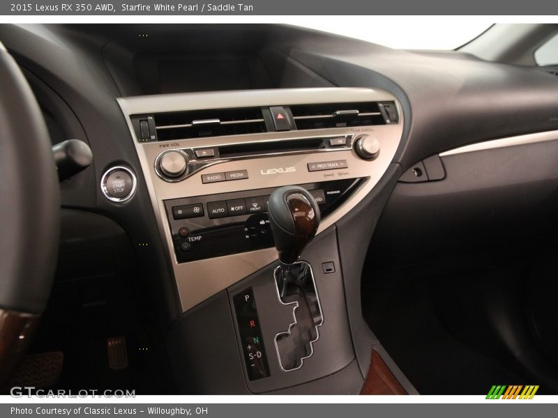 Starfire White Pearl / Saddle Tan 2015 Lexus RX 350 AWD