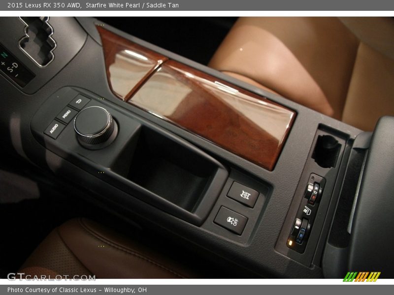 Starfire White Pearl / Saddle Tan 2015 Lexus RX 350 AWD