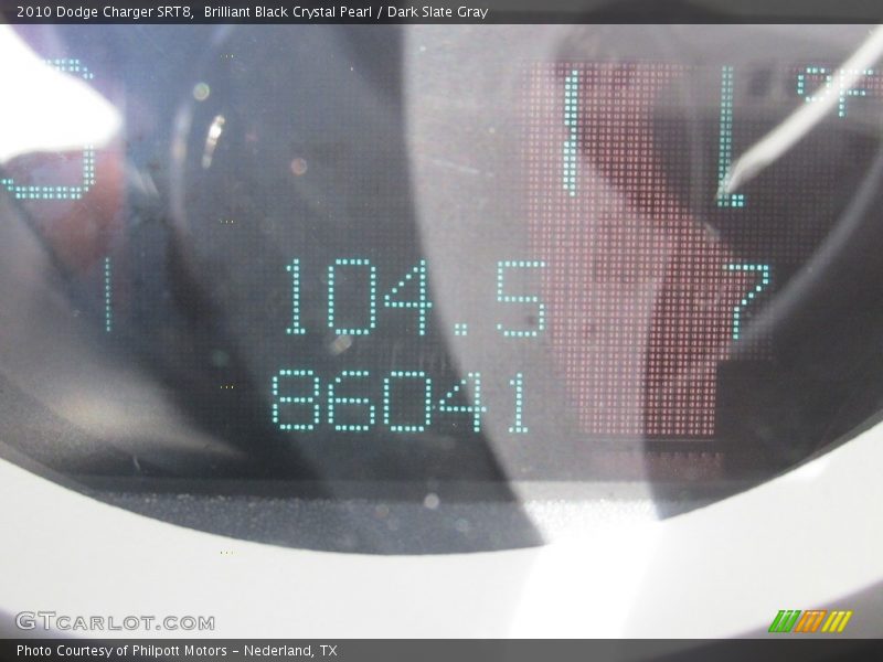 Brilliant Black Crystal Pearl / Dark Slate Gray 2010 Dodge Charger SRT8