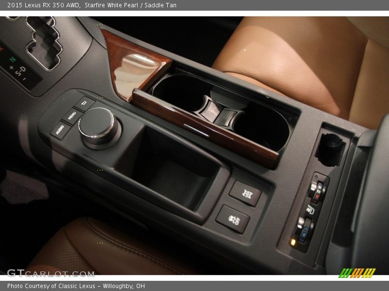 Starfire White Pearl / Saddle Tan 2015 Lexus RX 350 AWD