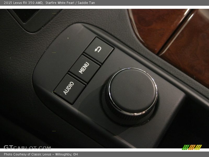 Starfire White Pearl / Saddle Tan 2015 Lexus RX 350 AWD
