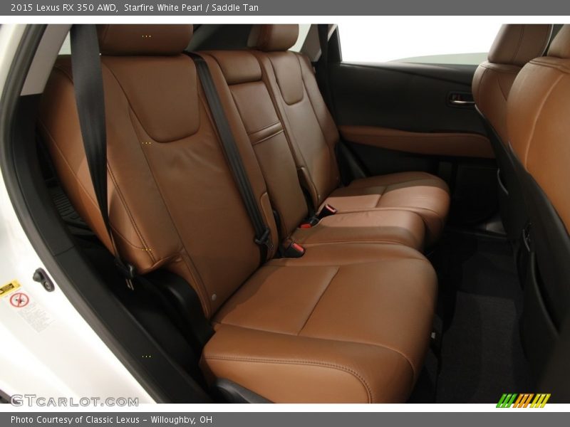 Starfire White Pearl / Saddle Tan 2015 Lexus RX 350 AWD