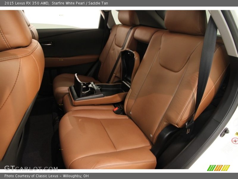 Starfire White Pearl / Saddle Tan 2015 Lexus RX 350 AWD