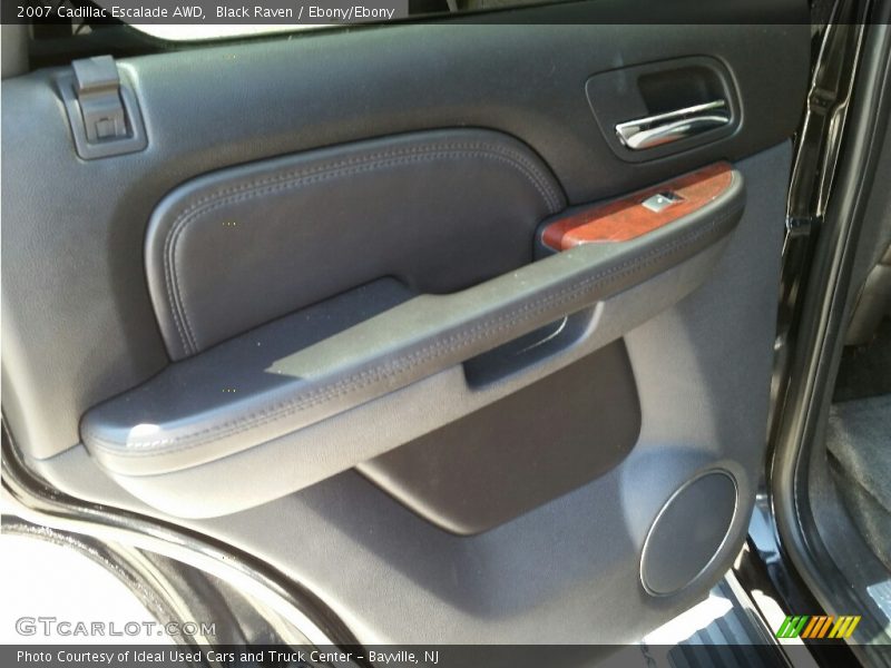 Black Raven / Ebony/Ebony 2007 Cadillac Escalade AWD