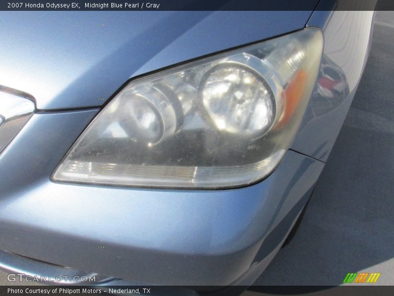 Midnight Blue Pearl / Gray 2007 Honda Odyssey EX