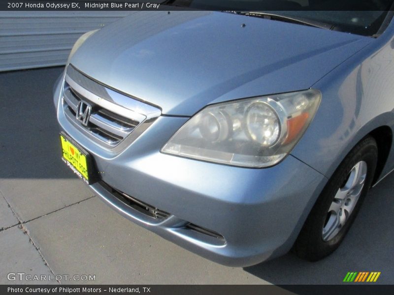 Midnight Blue Pearl / Gray 2007 Honda Odyssey EX