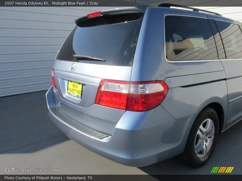 Midnight Blue Pearl / Gray 2007 Honda Odyssey EX