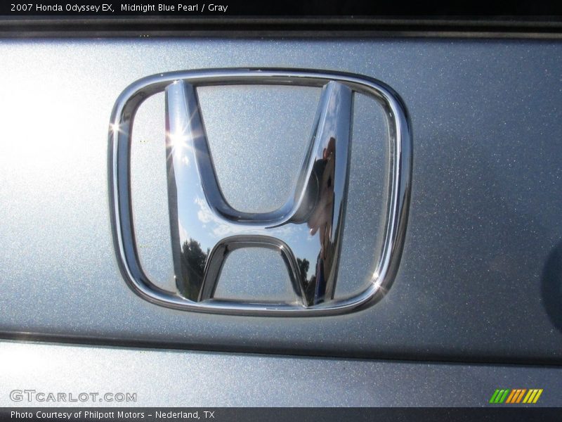 Midnight Blue Pearl / Gray 2007 Honda Odyssey EX