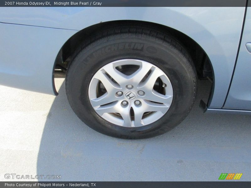 Midnight Blue Pearl / Gray 2007 Honda Odyssey EX